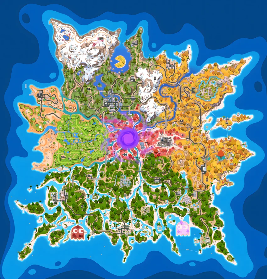 Override Season 7 Chapter 4 Fortnite Interactive Map