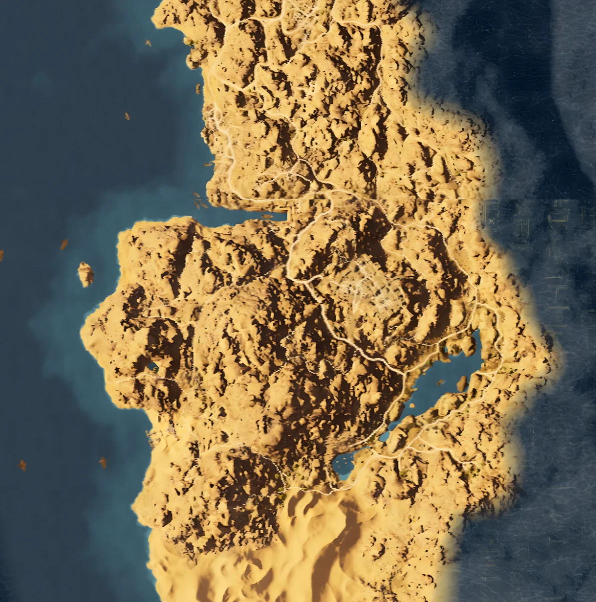 Sinai Assassin's Creed Origins Interactive Map