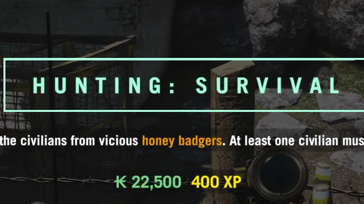 HUNTING: SURVIVAL