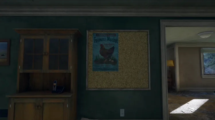 Póster del Mercado de Agricultores del Campamento Sherman