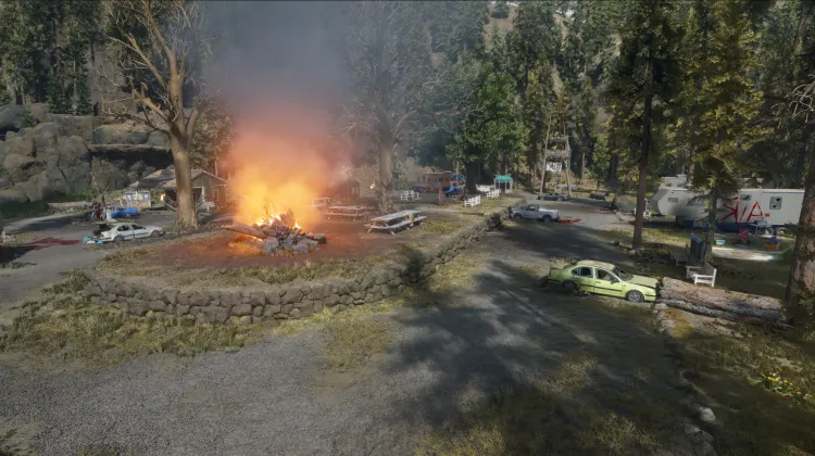 Campamento de Emboscada del Parque de Caravanas Redwood