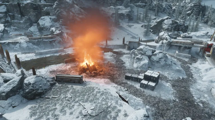 Campamento de emboscada del ferrocarril de Cascade Lakes