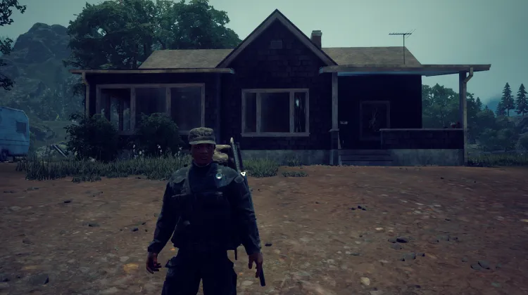 House with the Slide Out Back