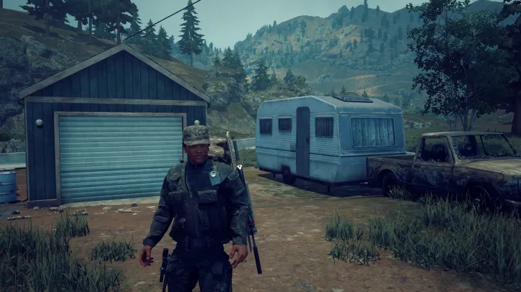 Tool Shed by the Old Trailer