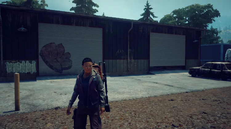 Graffitied Warehouse