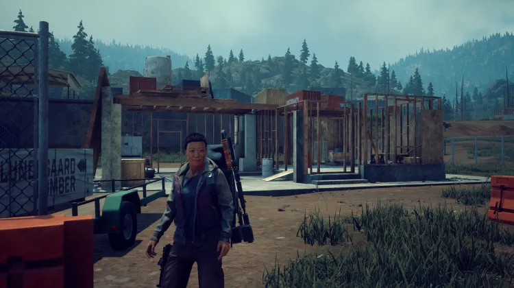 Fenced Construction Site