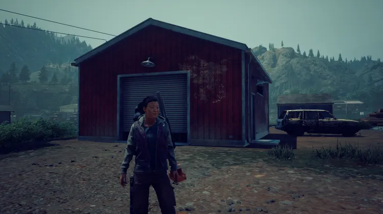 Dirty Red Tool Shed