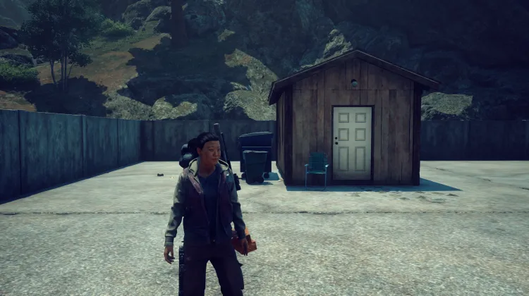 Wooden Maintenance Shed