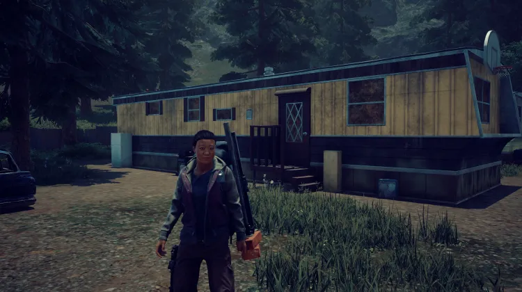 Grimy Yellow Trailer