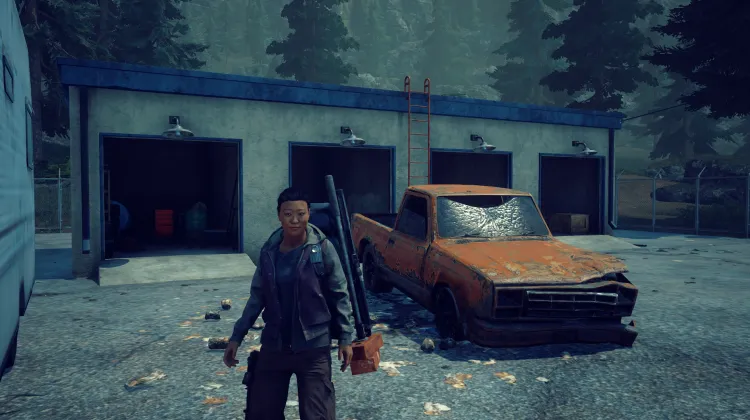 Trashed Self-Storage Site