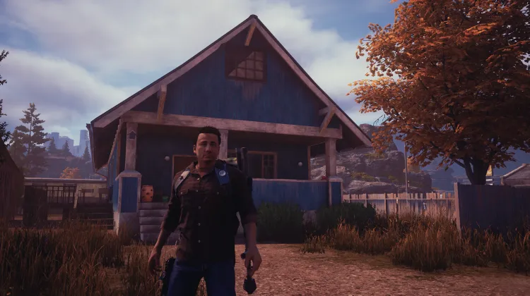 Garish Red Wallpaper House