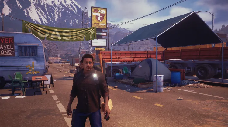 Entrée est de l'Oasis