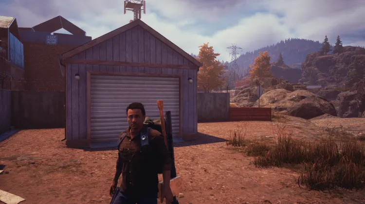 Garage blanc malodorant