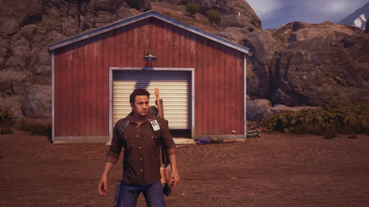 Entrepôt rouge robuste