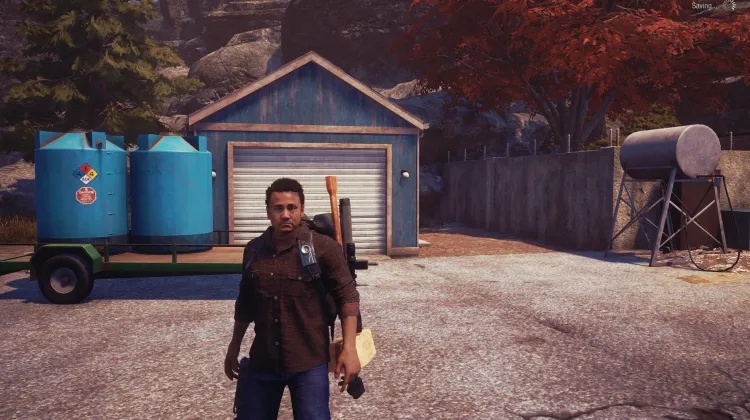 Hangar bleu délavé