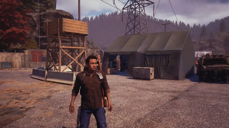 Camp militaire abandonné