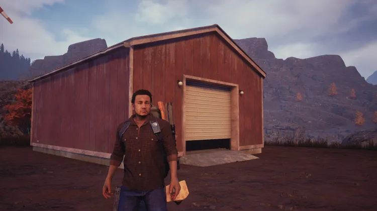 Garage en bord de route