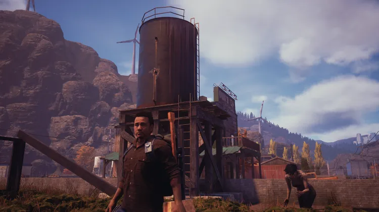 Château d'eau près de l'armurerie