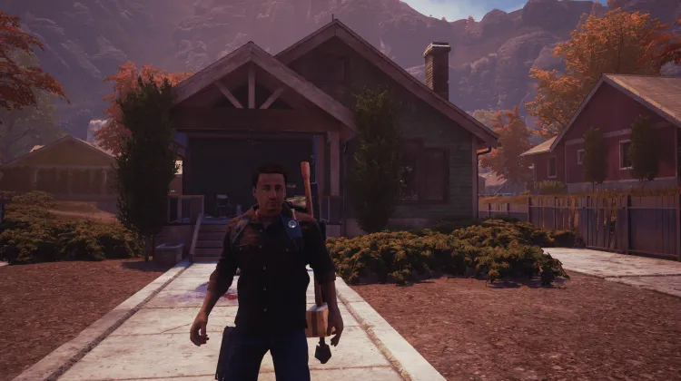 आरामदायक हरा घर