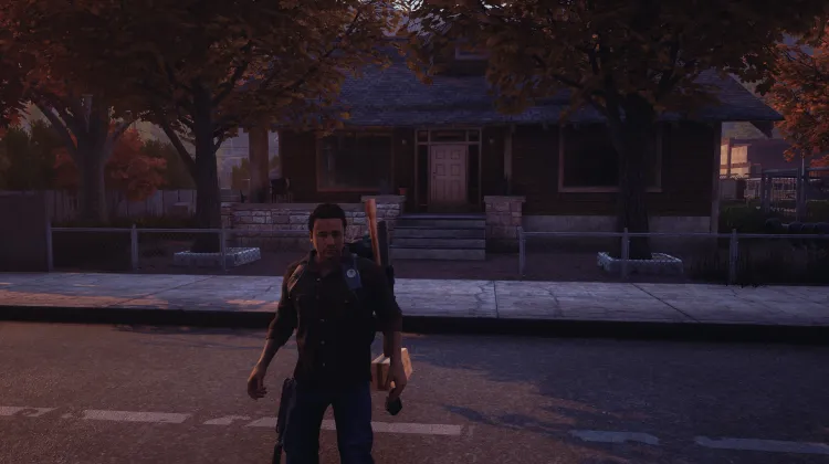 गंदा भूरा घर