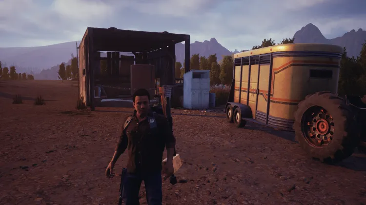 Hangar aux produits chimiques dangereux