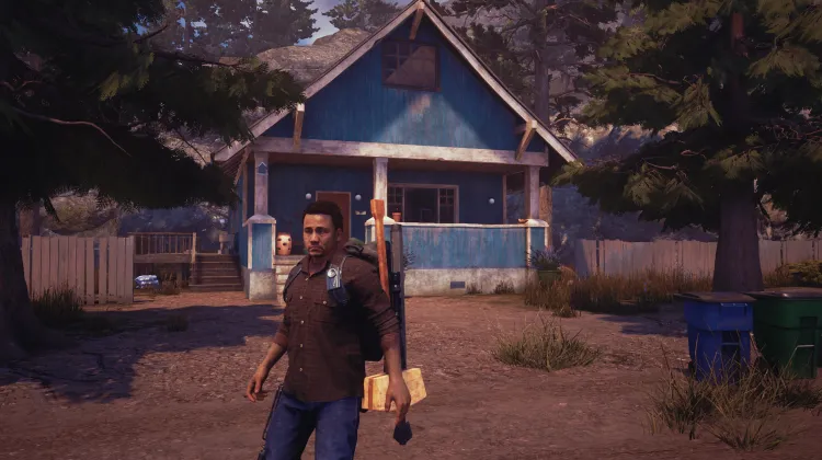 डार्क ब्लू हाउस