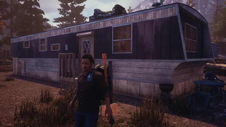 Mobile Home Gris Foncé