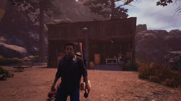 Vieux Garage en Bois