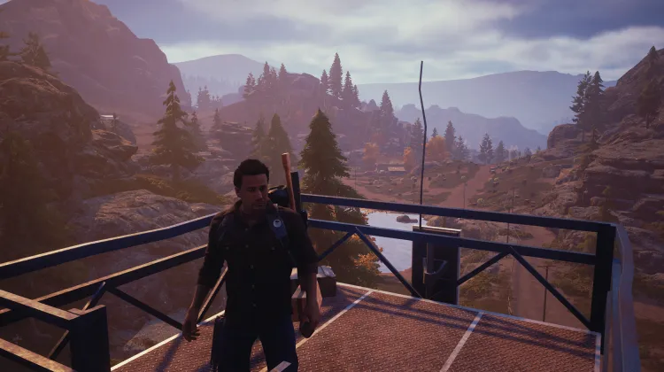 Vue sur la Route de Montagne