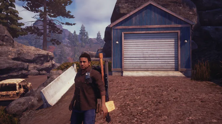 Garage de la base de montagne