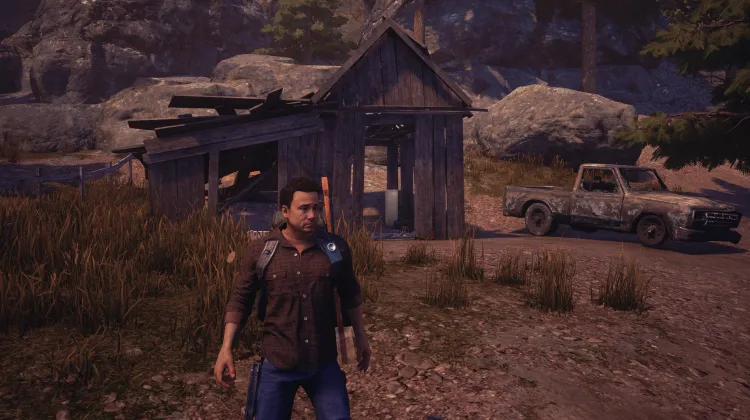 Remise à peine debout