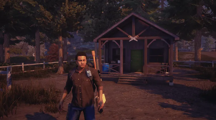 Cabane en décomposition