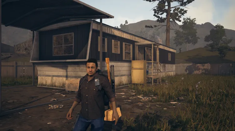 Trailer with the Outside Fridge