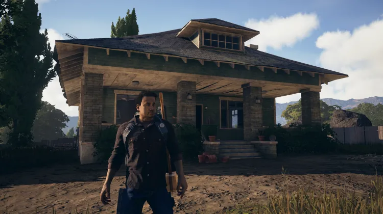 Brick-Columned House