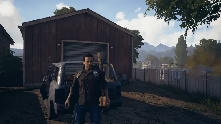 Kırmızı Panelli Garaj