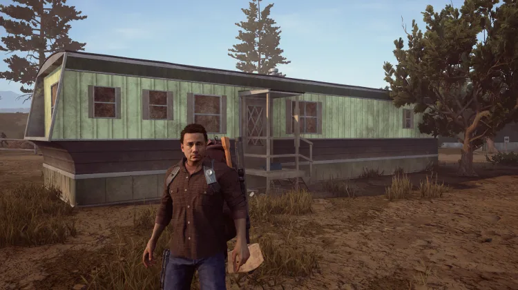 Yellow Stained Trailer