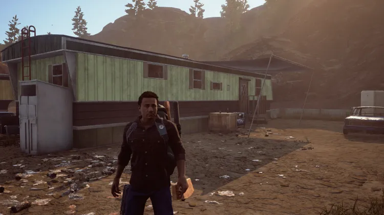 Green and Yellow Trailer