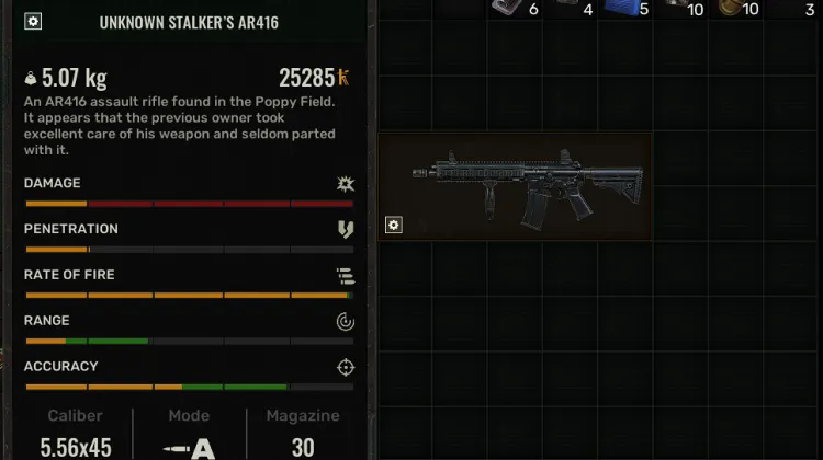 AR416 Stalker Tak Dikenal