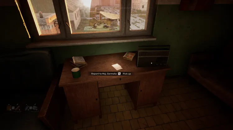 Rapport au Major Harmata