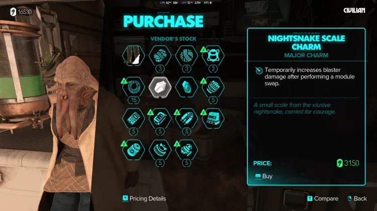 Nightsnake Scale Charm