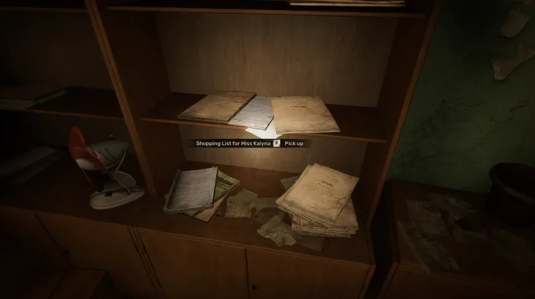 Liste de courses pour Mademoiselle Kalyna