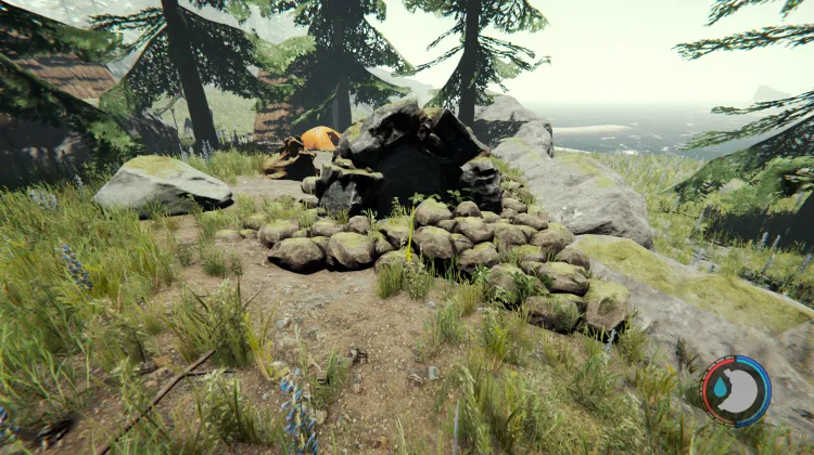 Jaskinia Wodospadu - Wejście