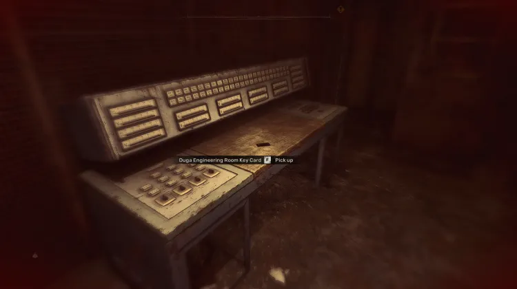 Tarjeta de Acceso a la Sala de Ingeniería de Duga