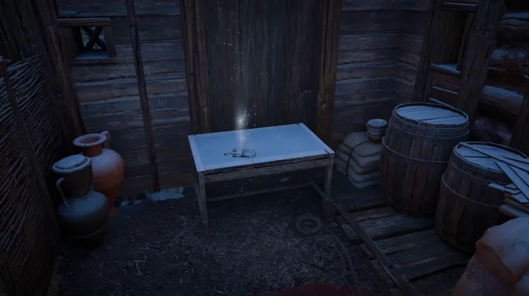 Schlüssel zum verlassenen Dorfhaus