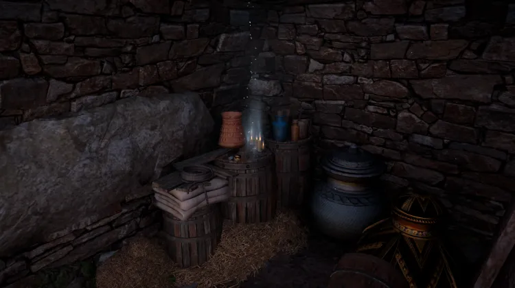 Keltische Ruinen Truhen-Schlüssel