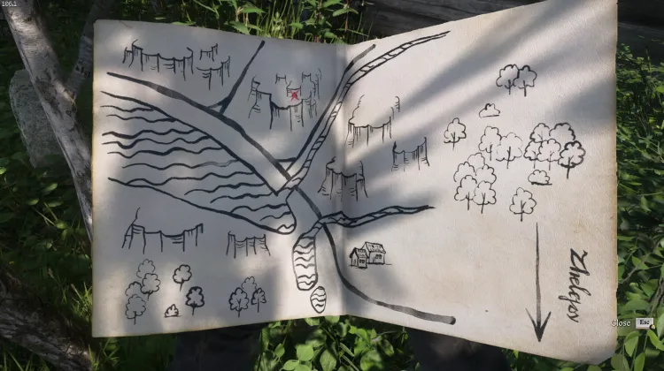 Carte laissée par le défunt