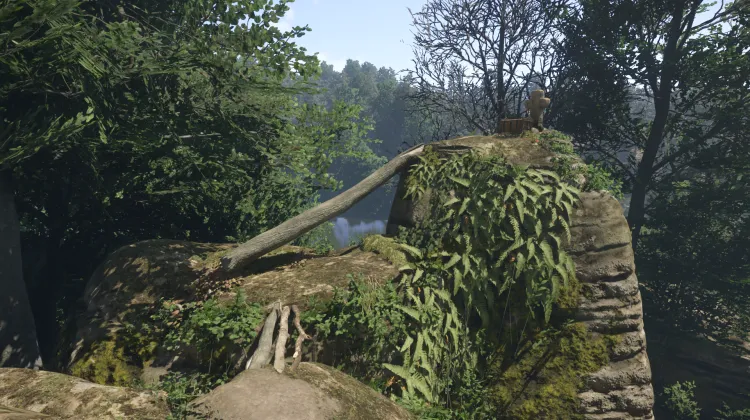 Croix dans les rochers