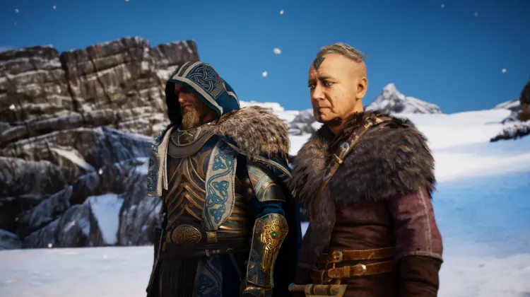 Alter Mann am Abgrund