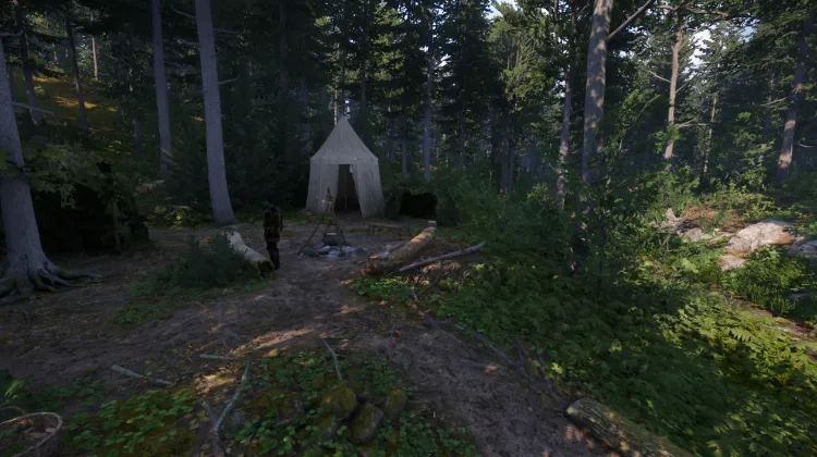 Unmarkiertes Banditenlager