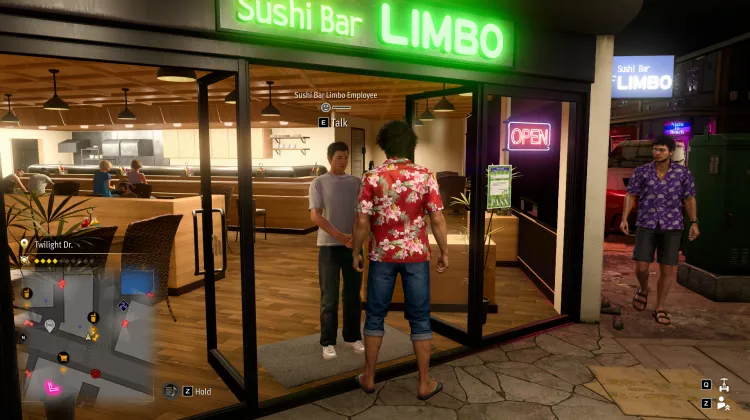 Empleado del Bar de Sushi Limbo